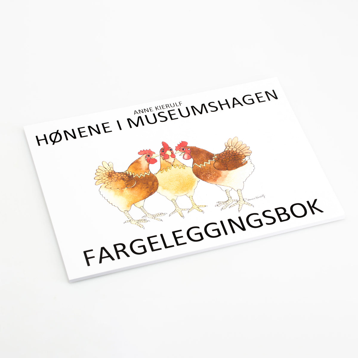 Fargeleggingsbok - Hønene i museumshagen