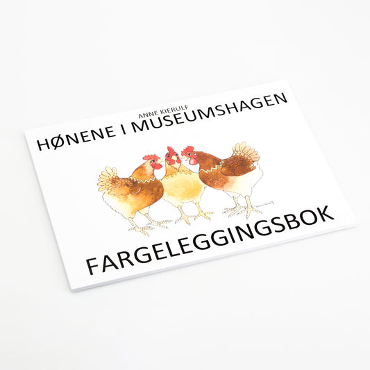 Fargeleggingsbok - Hønene i museumshagen